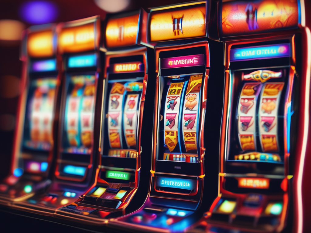 Row of Slot Machines