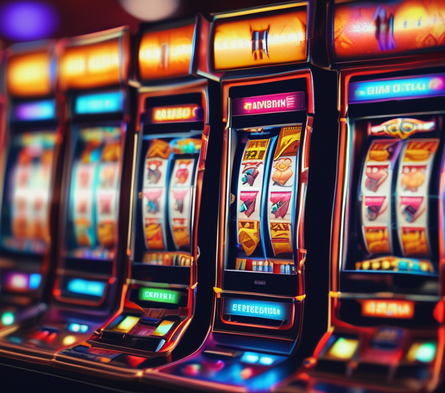 Row of Slot Machines
