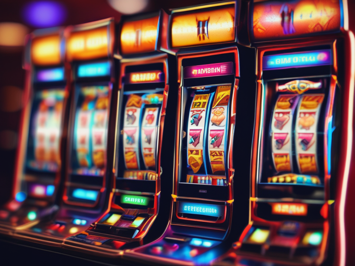 Row of Slot Machines