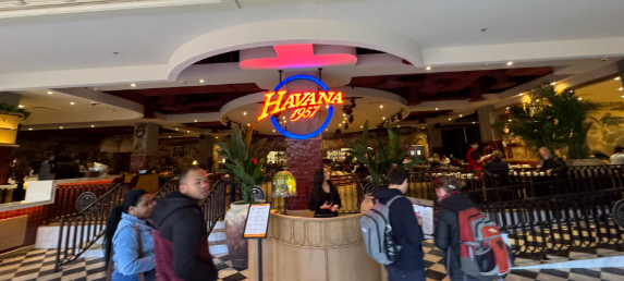 Havana 1957 Cuban Restaurant located in Flamingo Hotel and Casino on the Strip in Las Vegas Nevada