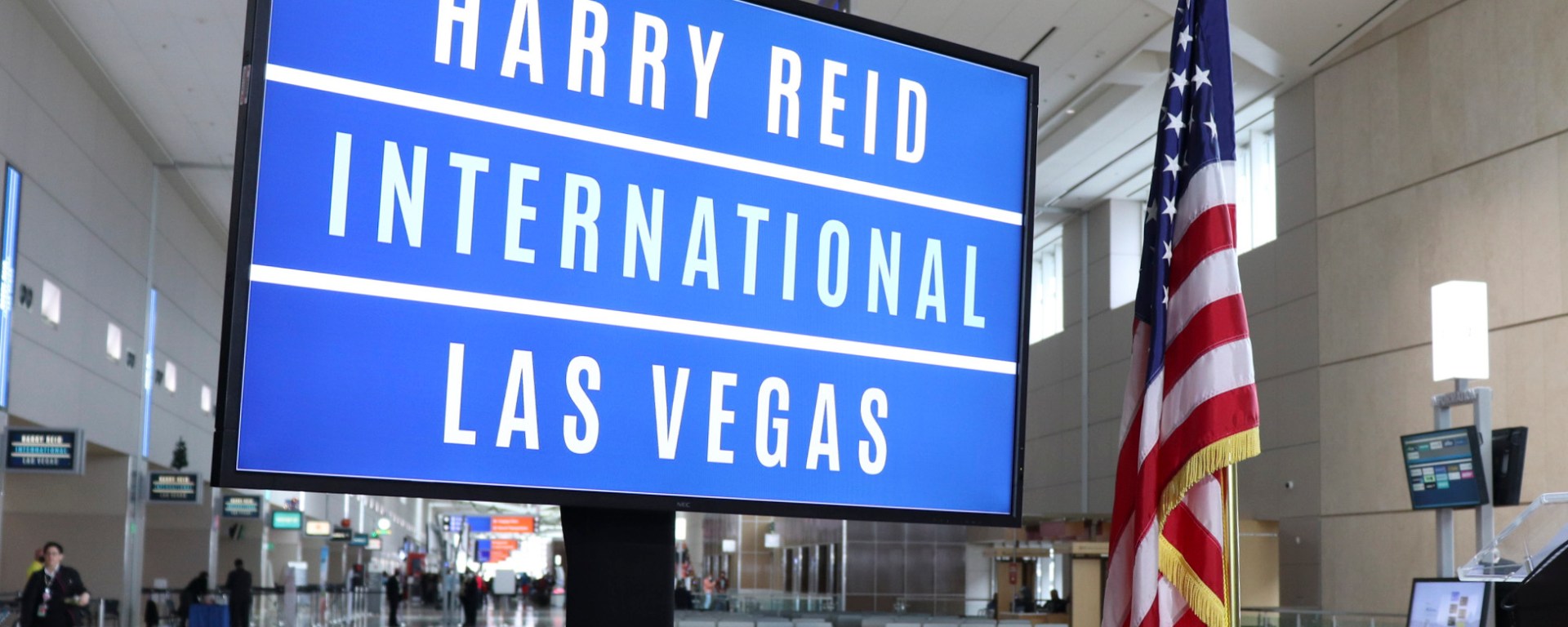 Las Vegas airport is officially named Harry Reid International